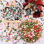 75g Mix Resin Pearls Rhinestones Kit, 3-10mm Half Pearls and 2-6mm Flatback - Image 5