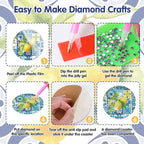 Lemon Diamond Art Coasters - Image 3