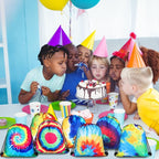 Lothee 30 Pack Tie Dye 30 Pack Drawstring Bags Party Favors - Image 5
