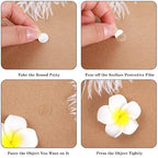 JANYUN 225 Pieces Double Sided Sticky Dot Stickers Removable Round Putty Clear - Image 4