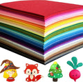 80 PCS Wool Blend Felt Sheets for Crafts 1 mm Thickness, 40 Color 11.8 x 11.8 by PURREITTI-EnjoyPrettyLife