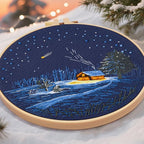 Christmas Embroidery Kits for Beginners Adults, Winter Hand Embroidery Starter - Image 5