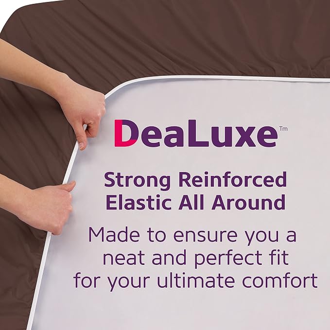 Full Fitted Sheet – Deep Pocket Full Size Fitted Sheets Only Real 16” Fitted - Image 4