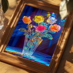 Bgraamiens Rose-1000 Pieces Rose Flowers Puzzle - Image 4