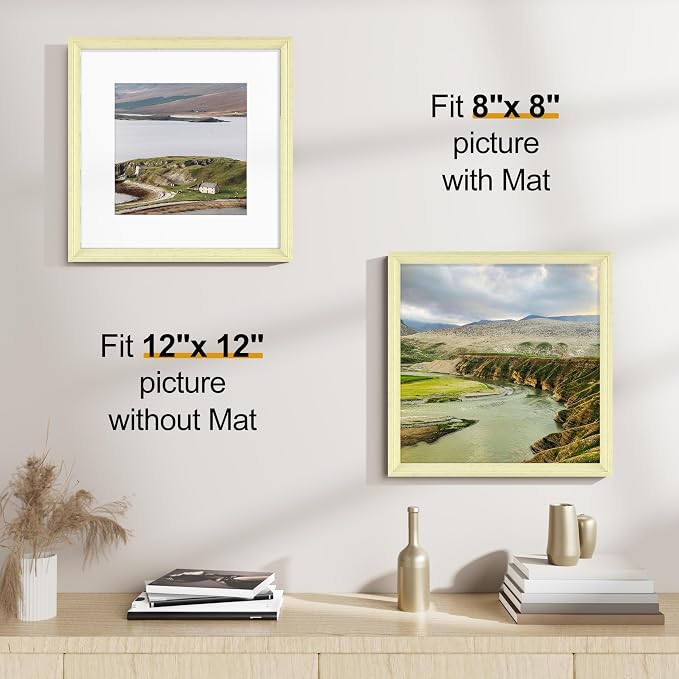Vittanly 12x12 Picture Frames Set of 2, Ornate Vintage Photo Frame - Image 5