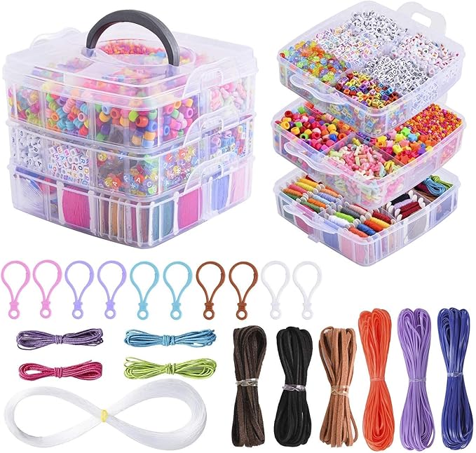 Peirich Jewelry Making Bead Kits, Includes 44 Embroidery Floss by Peirich