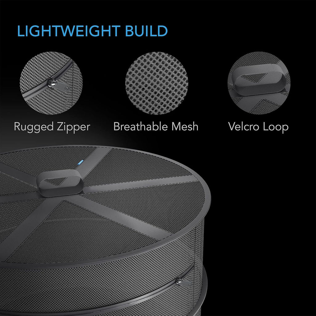 AC Infinity Herb Drying Rack, 4-Layer Hanging Mesh Net for Plants, Seeds, and Buds, 24" Diameter Fit in Grow Tents Closets Hydroponics