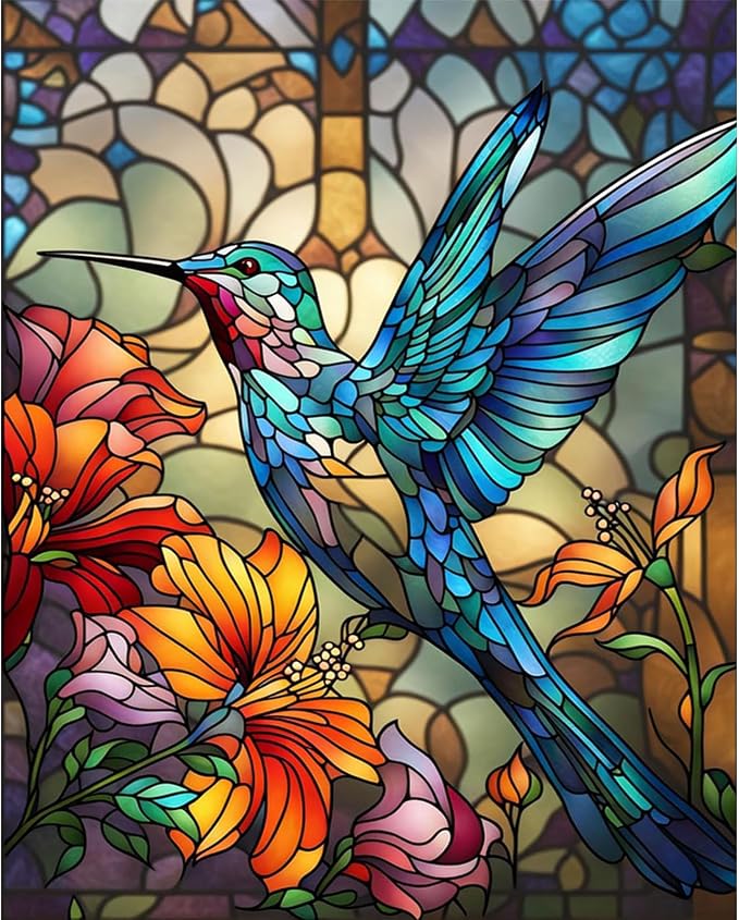 xackcme Hummingbird Paint by Numbers by xackcme