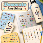 2608Pcs Magazine Letter Stickers - Image 4