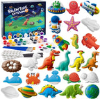 Juboury Kids Arts and Crafts Plaster Painting Craft Kit Art Set by Lastingfunforendlessplay