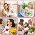 Augshy 64 Pcs Mother's Day Resin Charms, Mom Conversation Heart Charm | Love - Image 7