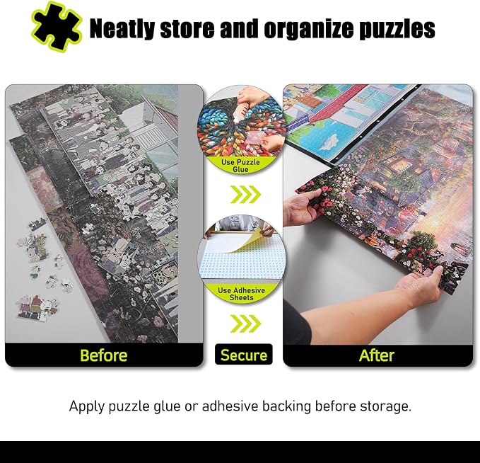 ALL4JIG 20.87"×28.15" Puzzle Binder – Space-Saving Storage Folder - Image 7