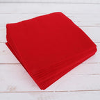 Threadart Red Premium Felt Sheets by ThreadArt