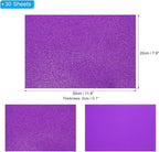 PATIKIL 30Sheets Light Purple EVA Glitter Foam Sheet 11.8 x 7.9 Inch 2mm Thick - Image 2