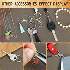 274Pcs Keychain Making Kit, Keychain Craft Including Key Chain Hooks, Key Rings - Image 3