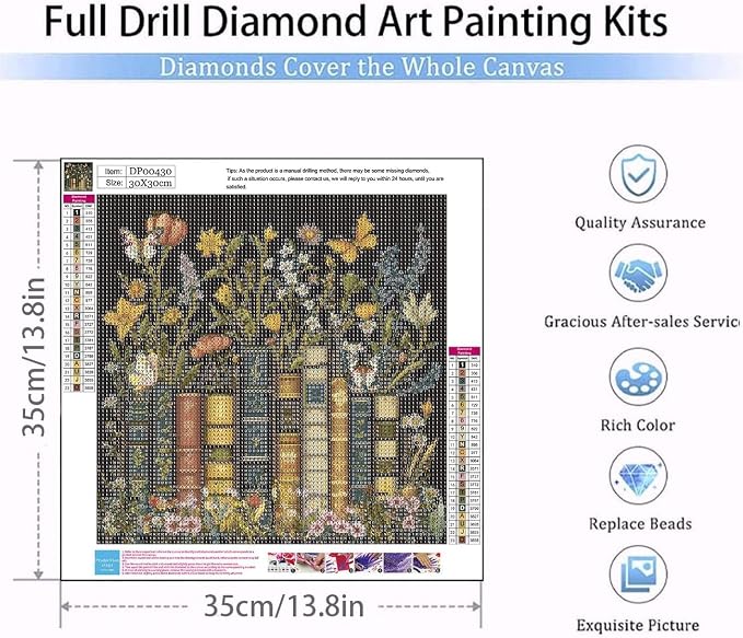 RYMILIE Diamond Art Kits for Adults, Book 5D Diamond Painting Kits for Beginner - Image 5