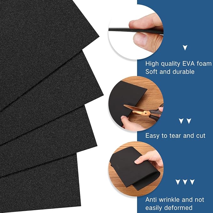 Innconee 20 Pcs 3mm Embroidery Foam EVA Foam Sheets - Image 4