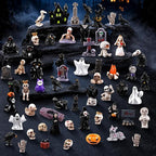 DIYDEC 60pcs Halloween Resin Miniatures Mini Resin Ghost Skull Figures to Hide - Image 8