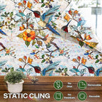 Stained Glass Window Film UV Resistant Window Privacy Film, Hummingbird Floral - Image 7
