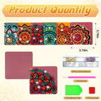 WIVICO 6Pcs Diamond Painting Bookmarks, Diamond Pearl Art Kits - Image 2