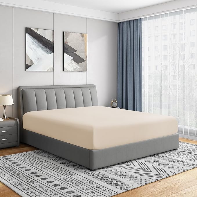 Cathay Home Twin Fitted Sheet by CathayHome