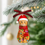 Orange Tabby Cat Ornament - Image 5