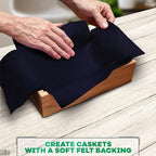 LEGLO Black Felt Sheets 12 Pcs, Sticky-Back A4 Craft Fabric, 8.3 x 11.8 in | - Image 8