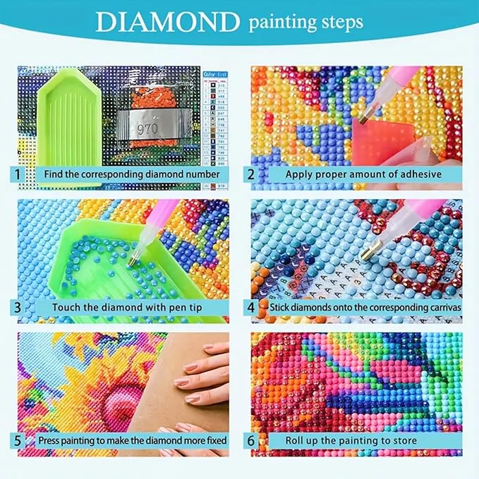 BYGFHLYW 5D Diamond Painting Kits - Image 8