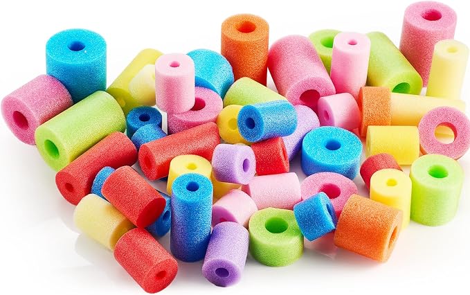 Frienda 30 Pcs Pool Noodles Bits Multicolor Craft Small Size Versatile Mixed by Frienda