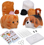 SHWAKK Needle Felting Kit, Felting Pad, Felting Wool, Felting Needles, Keychain by SHWAKK