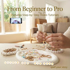NewOasis 513Pcs Gold Keychain Making Kit & Bag Charm Kit, DIY Lip Gloss Charms - Image 6