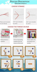 Magxvouy Cross Stitch Kits Stamped Full Range of Embroidery Kits, Cross Stitch - Image 6