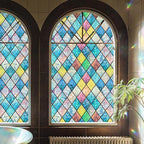 ADD.HERES Window Privacy Film, Stained Glass Decorative Static Cling, Removable - Image 2