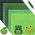 Peryiter 150 Pcs Back to School Green Felt Fabric Sheets Bulk by Peryiter