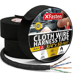 XFasten Wire Harness Tape, 3/4-Inch x 50-Foot, High Temp Wiring Loom Harness by XFasten