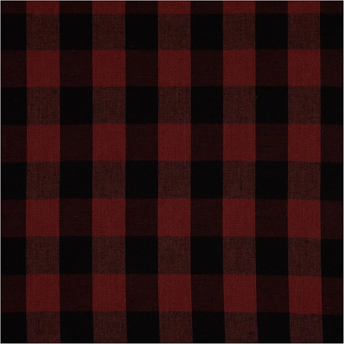 Hobby Lobby Red & Black Homespun Buffalo Check Cotton Fabric, 2 Yards | Precut by HobbyLobby