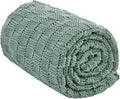 Knitted Weighted Blanket for Adult, No Beads Heavy Blanket 60” x 80'' 12lbs by Unknown