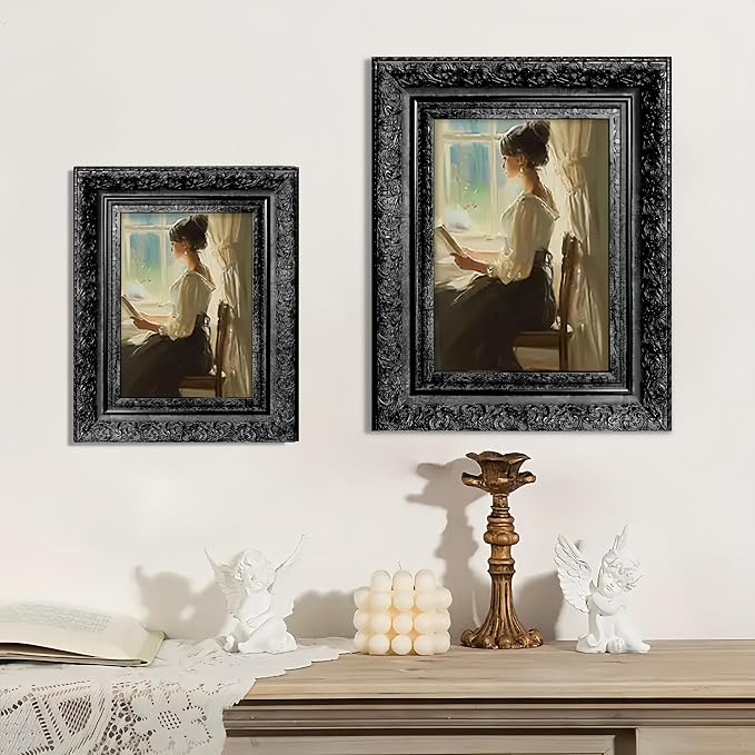 Vintage Picture Frame, Decorative Wall Hanging and Tabletop Display Photo Frame - Image 3