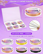 FIVEIZERO 6 Rolls Colored Copper Wire - Image 2