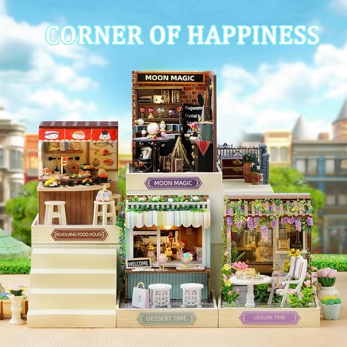 Flever Dollhouse Miniature DIY House Kit Creative Room - Image 9