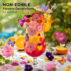 100 PCS Real Dried Pressed Flowers, Mix Natural Dried Pansy Citrus - Image 4