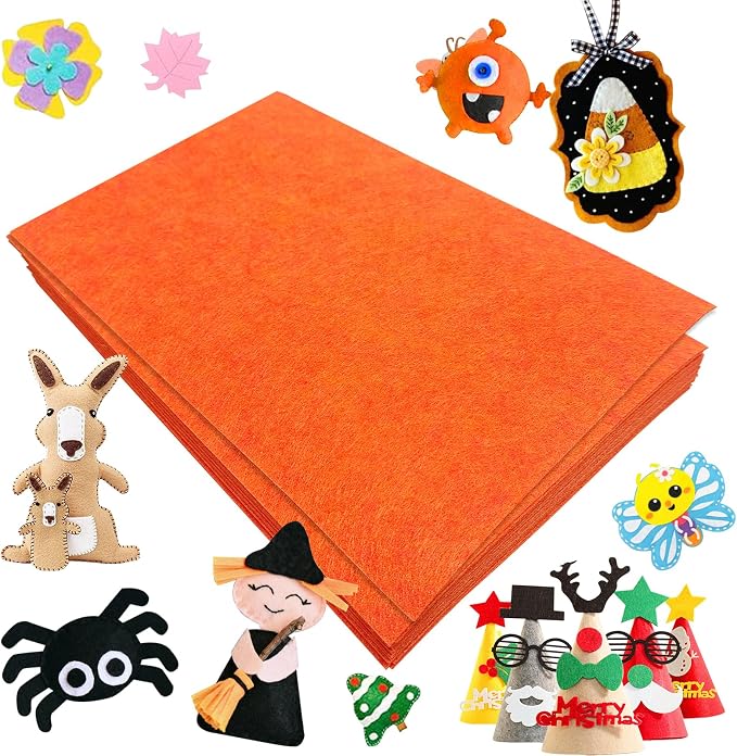 Jtnohx Felt for Crafts, Craft Felt Square for Sewing - Image 4