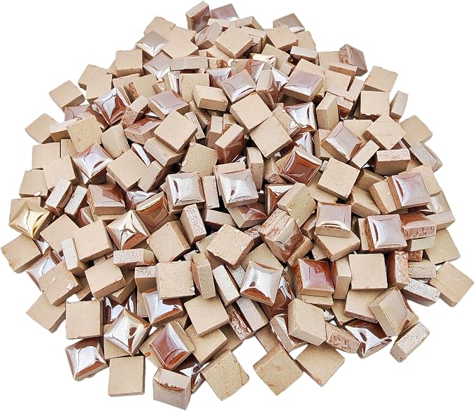 1.1lb Ceramic Mosaic Tiles, Mixed Colour Ceramic Mosaic Pieces - Image 6