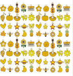 WOCRAFT 40pcs 20 pairs Assorted Enamel Bracelet Charms by WOCRAFT