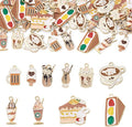 Enamel Food Charms Cute Assorted Food Pendants Sweet Dessert Charms by BoutigemJewelry