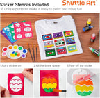 Shuttle Art Fabric Paint, 24 Colors 3D Permanent Paint - Image 5