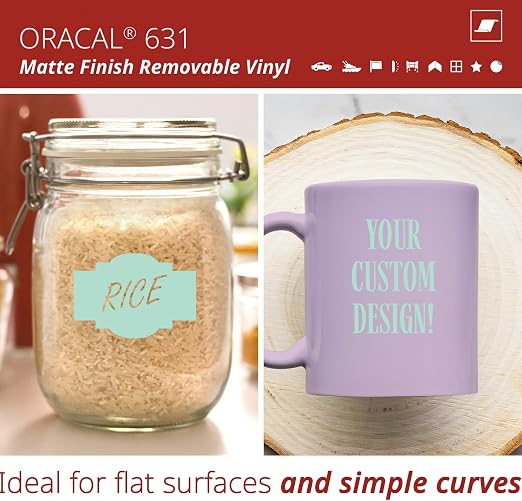 ORACAL 631 Matte Beach House Vinyl Durable Roll Easy to Weed Permanent Adhesive - Image 2