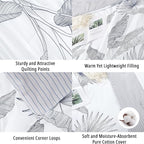 LEMIROE Botanical Cotton Comforter Queen Size - Image 5