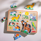 Melissa & Doug Zoo Pet Animals Sound Puzzle – 8-Piece Wooden Peg Puzzle - Image 9