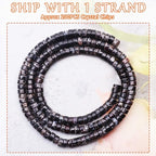 Natural Stone Heishi Beads for Necklace Making, 4 mm x 2 mm Small Flat Round - Image 2